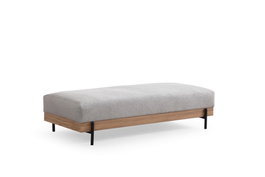 Atelier Del Sofa Eti Oak Pouffe - Gris